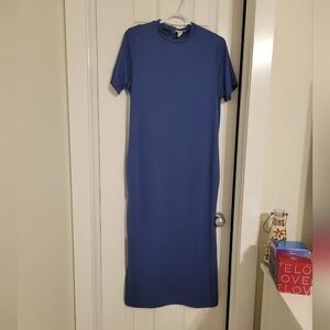 Chic Blue Maxi Dress for Women Size S